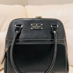 NWT Kate Spade Leather Dome Satchel with Gold Hardware